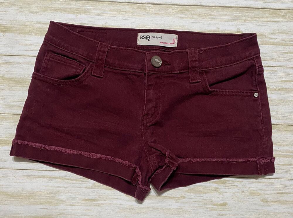 RSQ Womens Size 5 Dark Purple Malibu Jean Shots